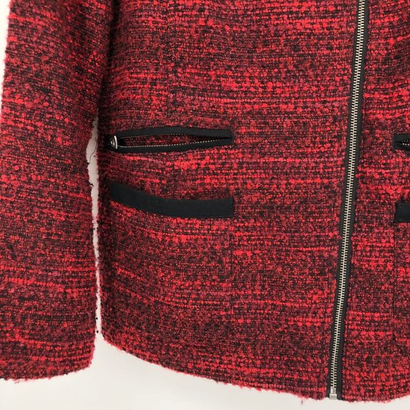 Lucky Brand Red & Black Knitted Jacket | Made for All Seasons - Picture 4 of 5